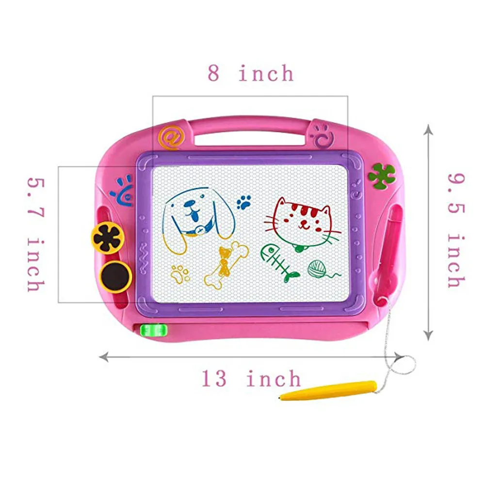 Стираемая красочная магнитная доска для рисования детей написание эскизов