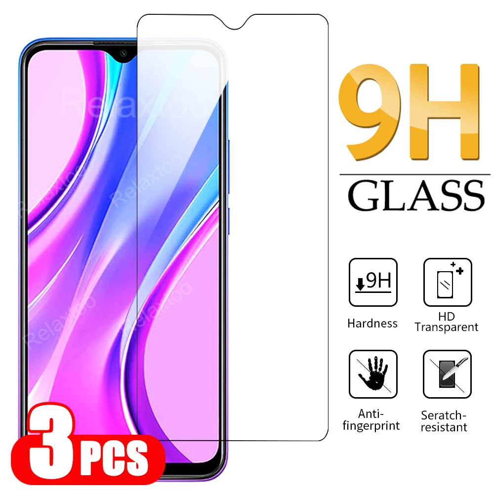 

Защитное стекло для Xiaomi Redmi 9, закаленное, 3 шт.
