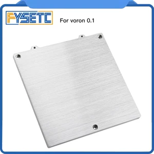 fysetc 120x120mm voron v0 1 0 1 super flat aluminum build plate for voron 0 1 v0 1 3d printer diy parts free global shipping
