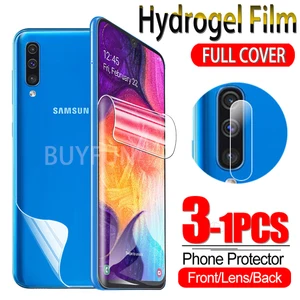 1-3PCS Hydrogel Film For Samsung Galaxy A50 A50S Screen Protector Sumsung A 50 S 50S Soft Water Gel  in India