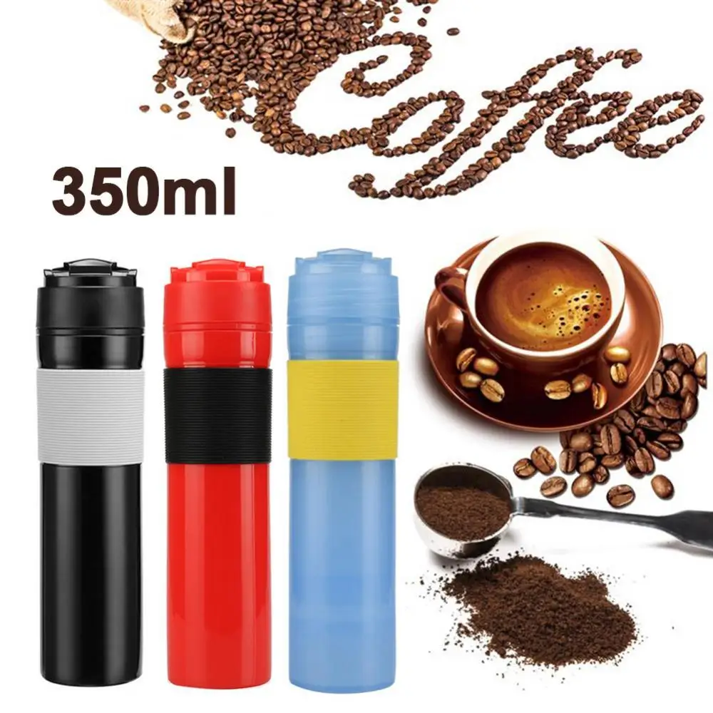 

2021 New Portable French Press Coffee Tea Maker Mug Free Filtration Water Isolation Tea Coffee Cups Coffee Maker Tools 300ml