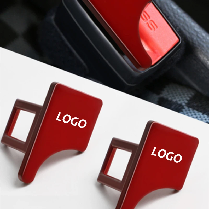 

New Car Safety Belt Seat Belt Cover Vehicle Buckle Clip Seatbelt Clip For Tesla model 3 model X Y style Roadster Accessorie