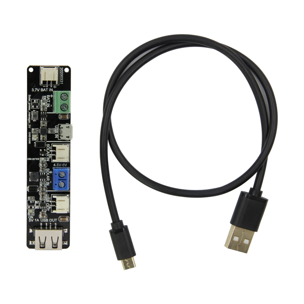 

TTGO T-BAT держатель батареи CN3065 чип питания Солнечная зарядка может использоваться с платой разработки батареи 18650