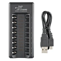 multi function intelligent 8 slot 1 2v charging usb charger multi compatible aaaaa battery usb charger