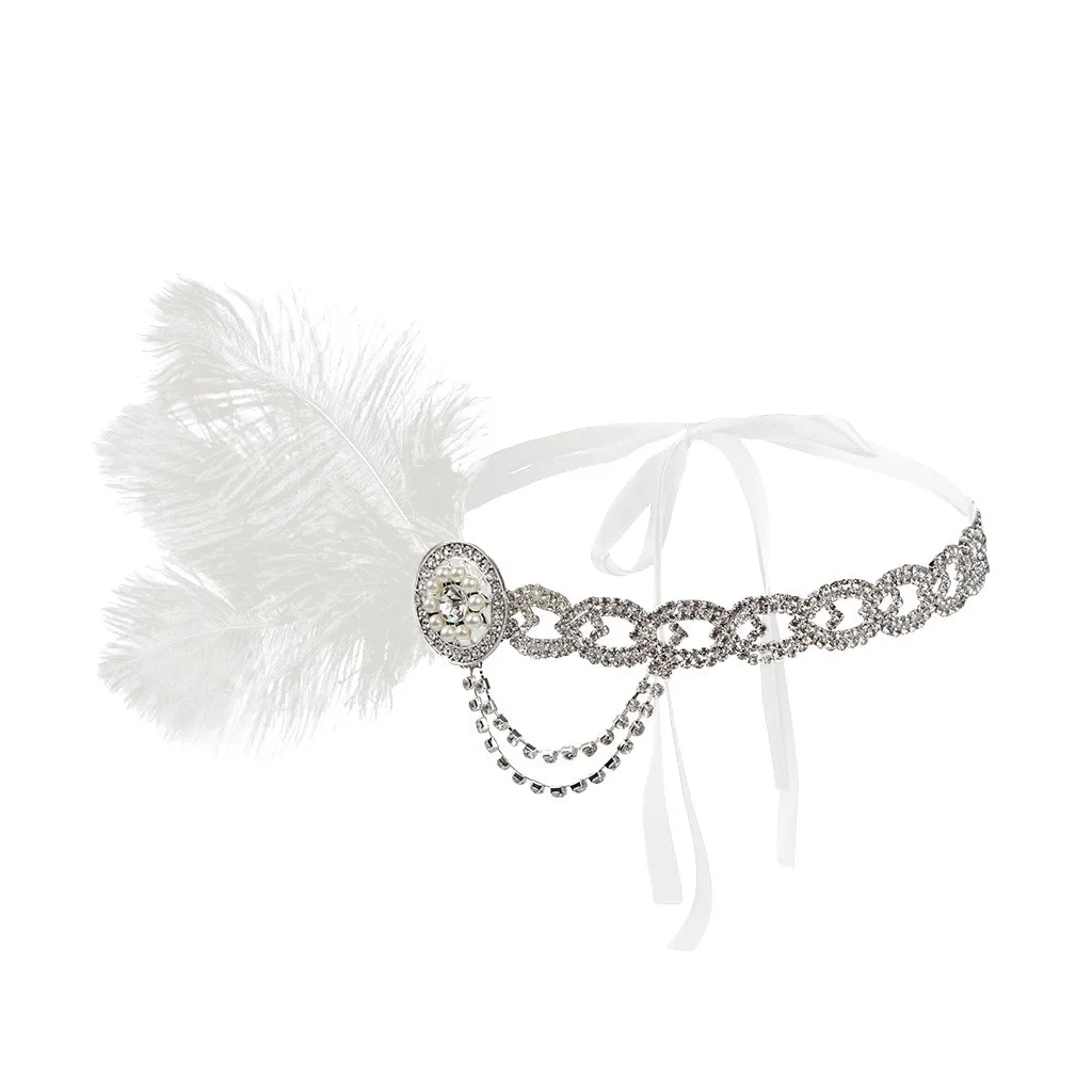 Женские головные уборы с перьями Вечерние Хлопушки оголовье полиэстер головной