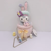 disney cute cartoon stellalou stella rabbit diagonal plush bag toys hobbies stuffed animals movies tv for children gift
