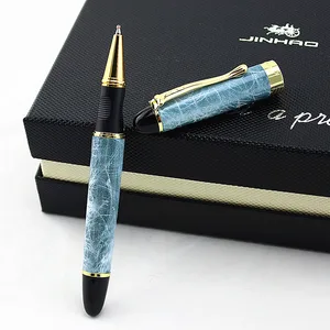 JINHAO Роскошная брендовая металлическая шариковая ручка, высококачественные шариковые ручки, канцелярские принадлежности, офисные и школьные поставщики, студенческие 2508