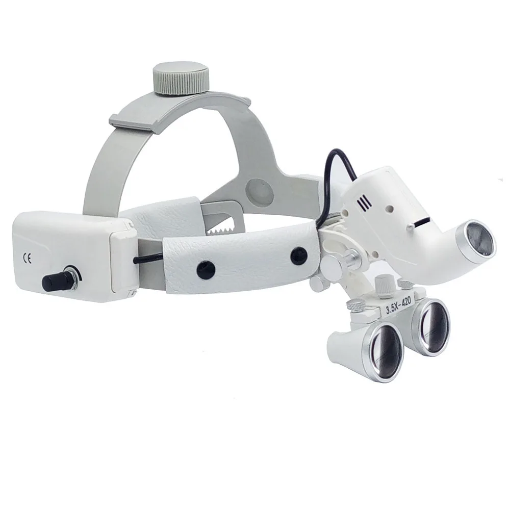 

2.5X 3.5X Headband Loupe Den-tal Surgical Loupes With LED Medical Lights