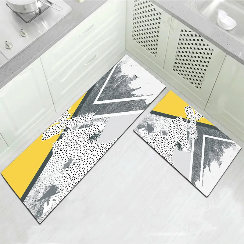 

Floor Kitchen Mat Anti-slip Doormat Water Absorption Kitchen Rug Hallway Bathroom Carpet Dinning Bedroom Rugs Outdoor Door Mat