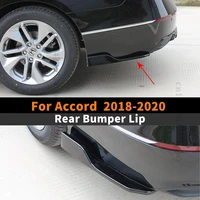 rear bumper lip body kit accessories car styling exterior part guard decoration extension refit for honda accord 2018 2019 2020