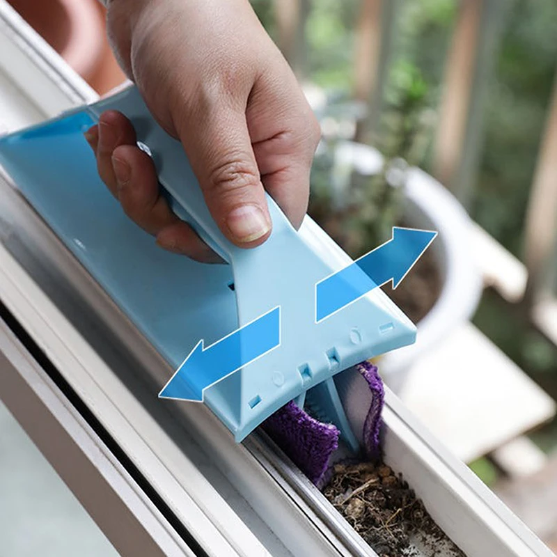 

New 1 Set Cleaning Brush For Windows Wipe Glass Groove