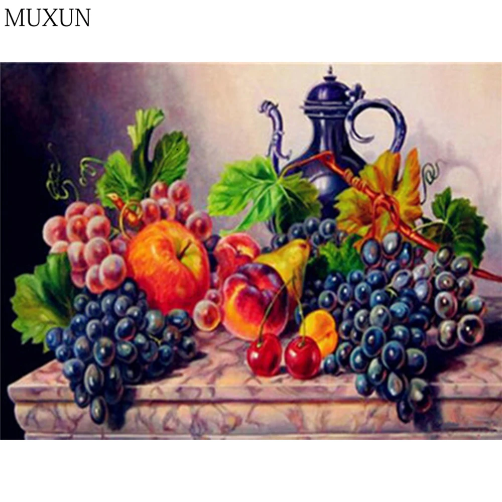 Алмазная 5D Вышивка MUXUN для творчества украшение дома алмазная живопись с