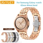 Ремешок Joyozy из нержавеющей стали для Galaxy Watch 42 мм 46 мм, универсальный браслет-петля для часов Gear s3s2 Classic, Ширина 22 мм 20 мм