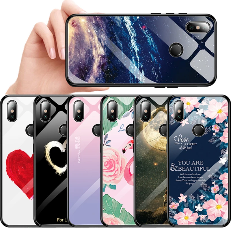 Чехол из закаленного стекла для телефона Xiaomi mi 8 A2 Lite A1 9 9T Red 6 Pro 7 5 Plus Note 7A K20 Pocophone F1