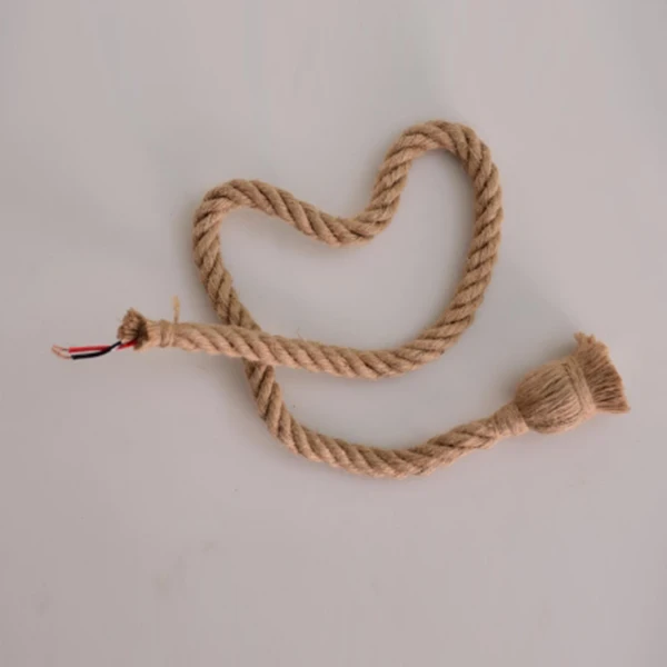 

Single Heads Rope Pendant Lights Lamp Vintage Style Restaurant Bar Rope Light BOM666
