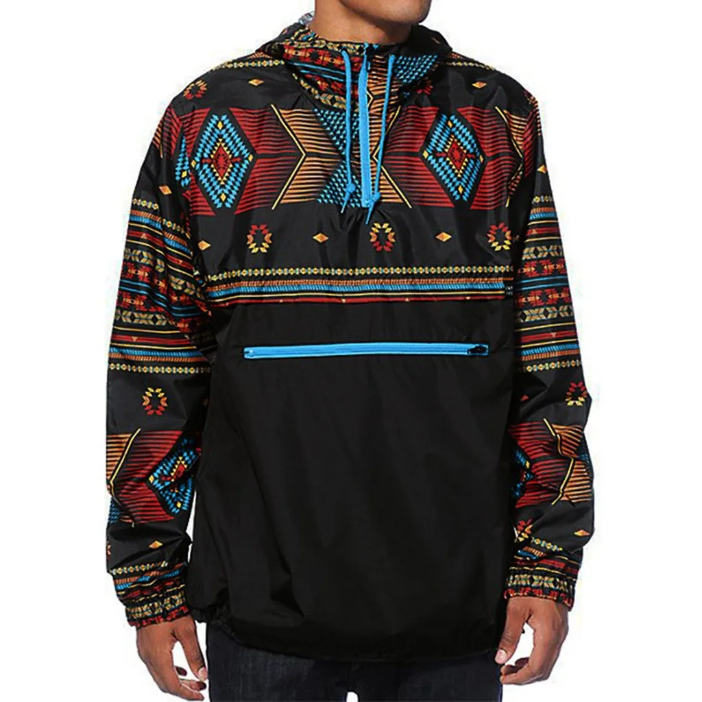 Мужские зимние весенние толстовки на молнии с принтом худи искусственным