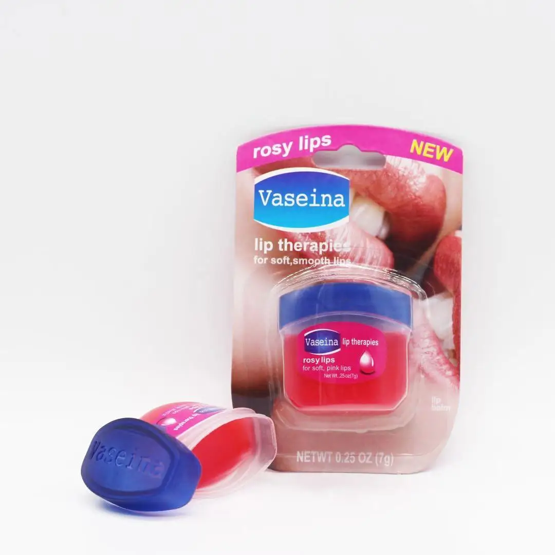 

Wholesale Vaseline Lip Balm Petroleum Jelly Natural Moisturizing Cream Original Cocoa butter Creme Brulee Balsam lip moisturizer