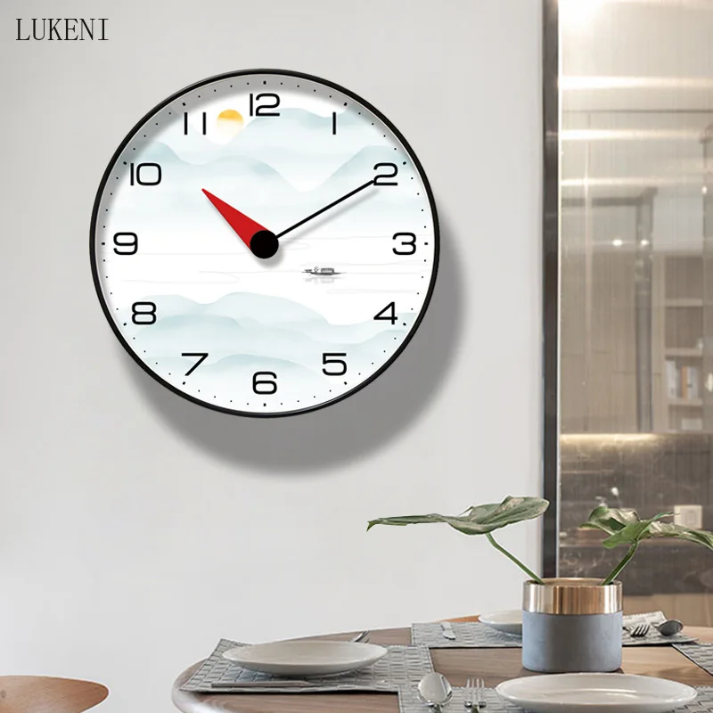 

landscape painting Classic Silent Wall Clock Ten Inch/ Twelve Inch/ Fourteen Inchwall decor home decor