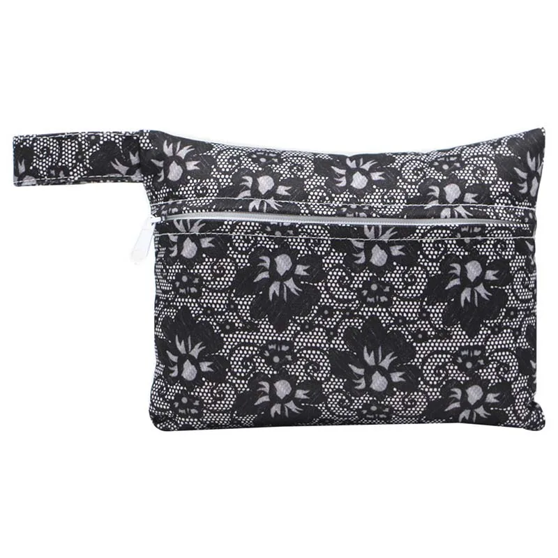 Многоразовая Водонепроницаемая влажная сумка карманные сумки для подгузников с