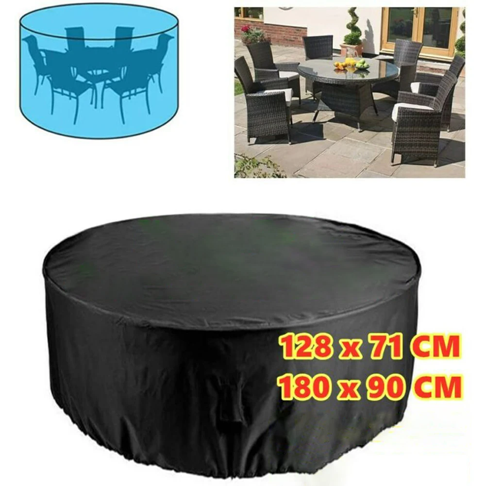 

Set Furniture Cover Table Waterproof Black Chair Cover Furniture Garden