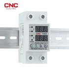 CNC YC6VA Бытовая Din-рейка Регулируемый цифровой двойной дисплей защита от предельного тока AC 230 в 40 А 63 А
