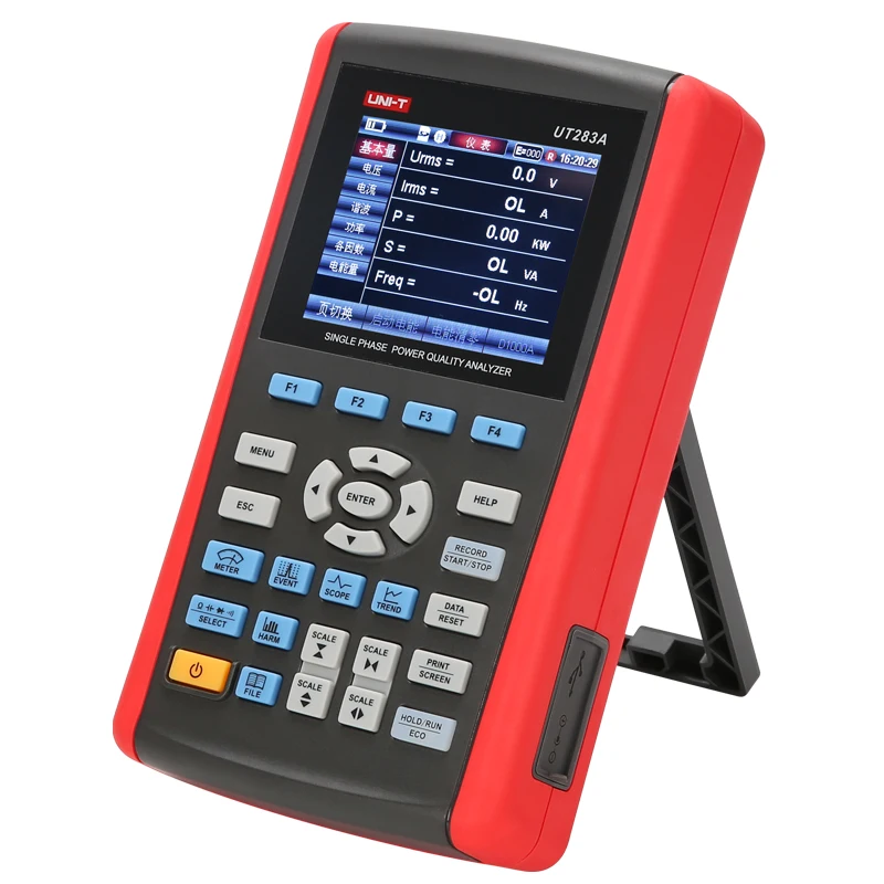UNI-T UT283A однофазный Анализатор качества мощности Тестер мощности/электрические