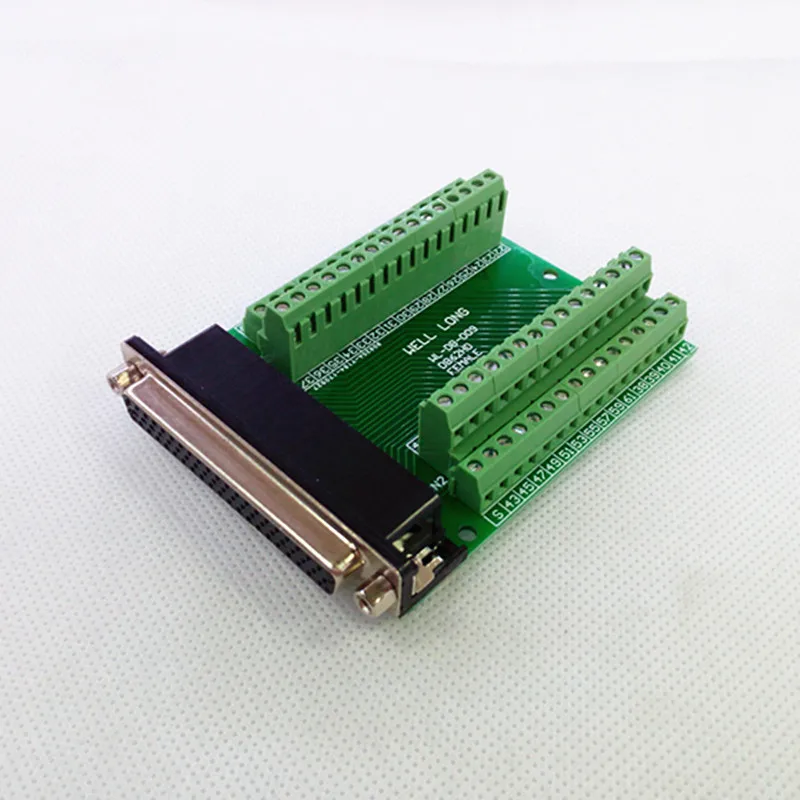 

DB62 женский Breakout Board, D'SUB верхняя переходная плата, клеммный блок DSUB модуль.