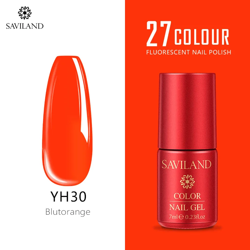 YH30 Soak off 7 мл Цвет изменение дизайна ногтей неоновые, флюоресцентные лак для ногтей Цвет Фул УФ Гибридный гвоздь гель Лаки - Цвет: YH30