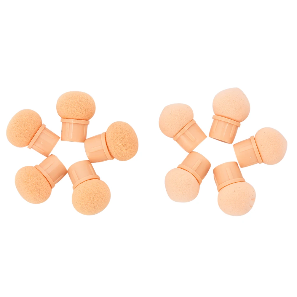5 шт. Сменные губчатые головки для дизайна ногтей кисточка декора Цветущая печать