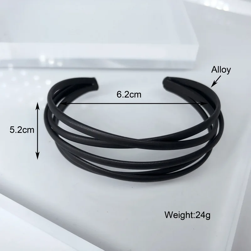 

TOTASALLY Punk Stylish Alloy Bangle for Women Fashion Hollow Band T-Show Bangles Ladies Bracelet Hand Jewelry Gifts Dropship