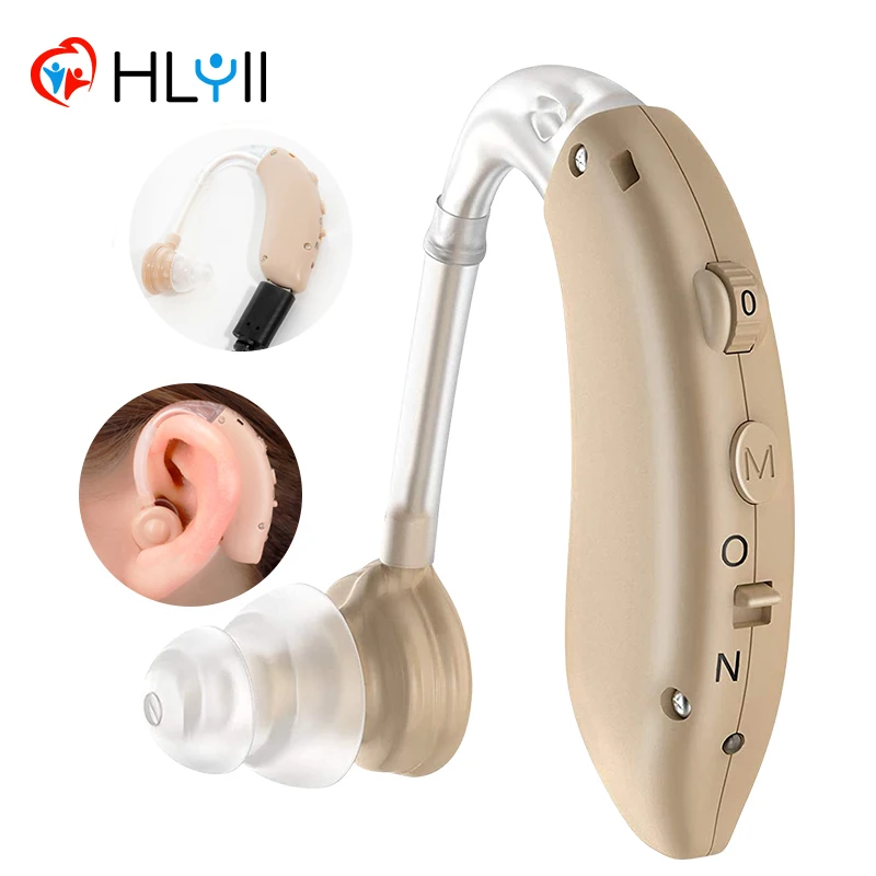 

Перезаряжаемый мини-слуховой аппарат, усилитель звука, слуховые аппараты за ухом, регулируемый портативный цифровой слуховой аппарат для г...