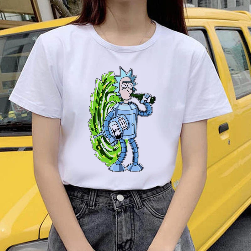 

Cute cartoon T-shirt Zombie summer T-shirt Girls printed T Shirt vogue pretty girl clothing Leisure female T-shirt Streetwear