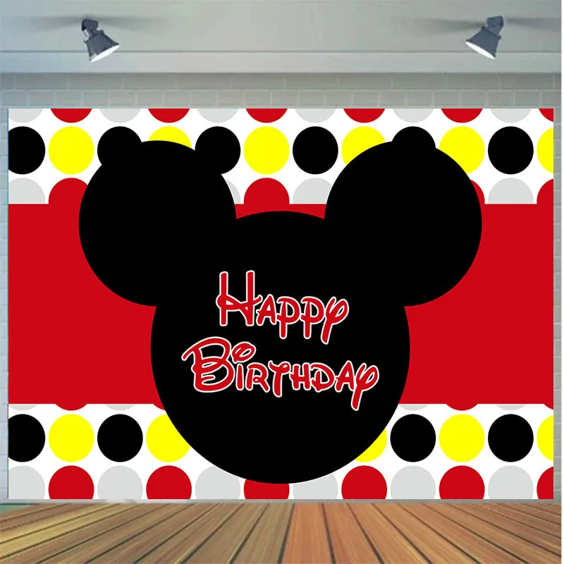 

Мультяшная мышь узор фотография Фон Дети День рождения вечевечерние НКА Декор фотосессия фотография Фотостудия