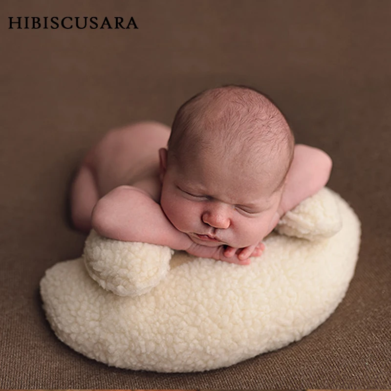 Newborn Baby Photography Props Posing Pillows Fleece Infant Positioner Soft Pictuers Accessories Studio Photo Props Posing Beans