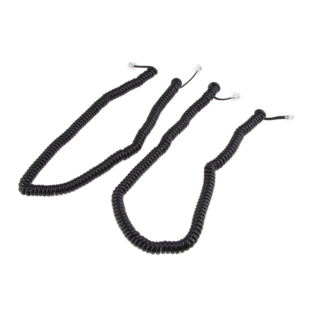 Телефонный кабель 2 шт. RJ9 спиральный провод от 53 до футов | Автомобили и мотоциклы