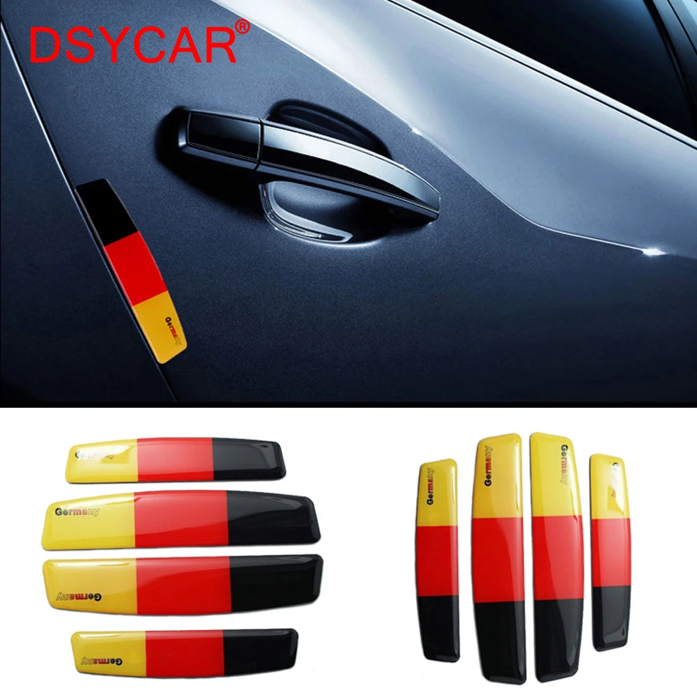 DSYCAR 4 шт./компл. защитные щитки для края автомобильной двери обложка с принтом