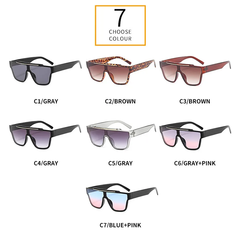 

Fashion Womens Sunglasses Brand Designer New Siamese Gradient Lenses Tide Glasses UV400 Ladies Spectacles
