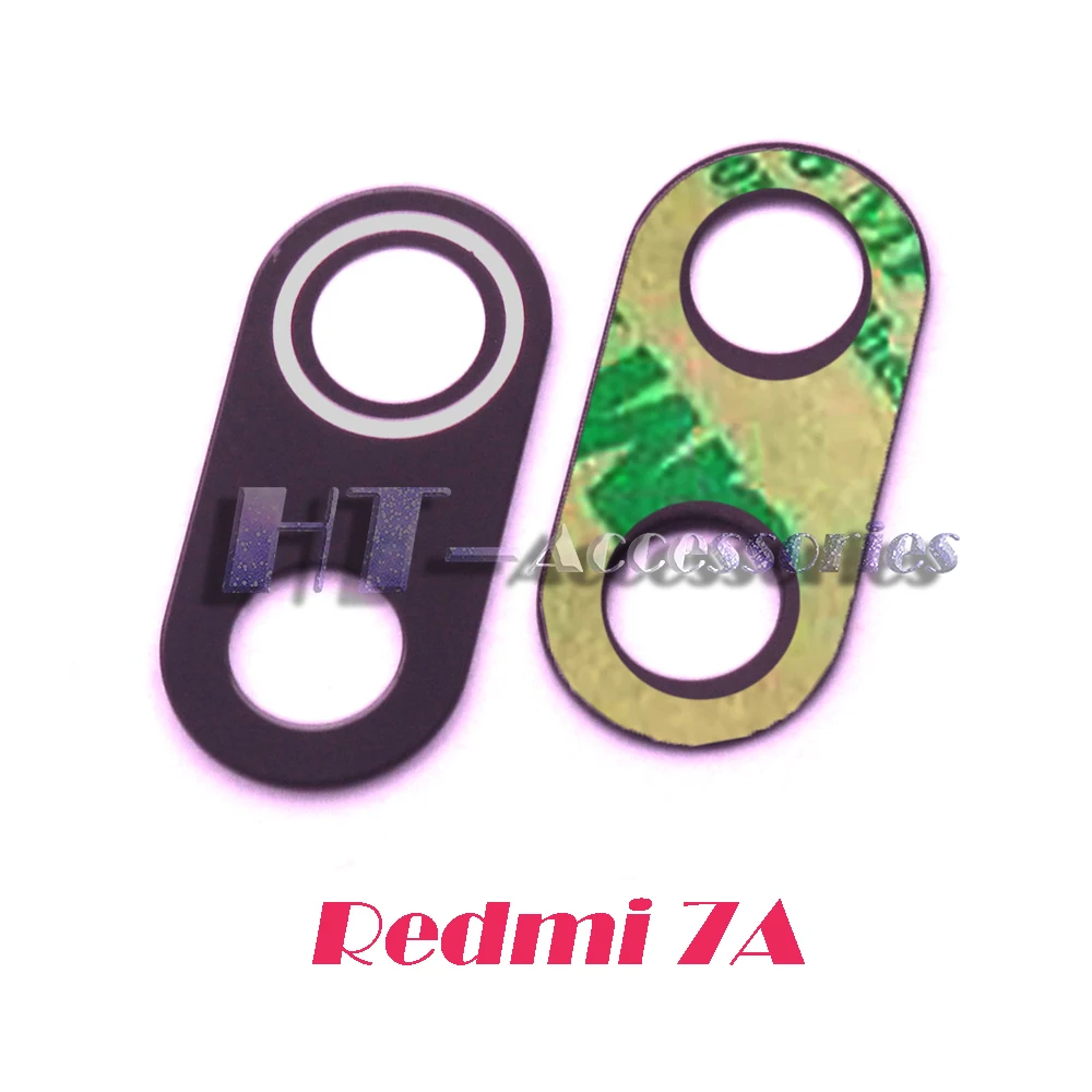 Новый Сменный стеклянный объектив задней камеры с наклейкой для Xiaomi Redmi Note 7 7A