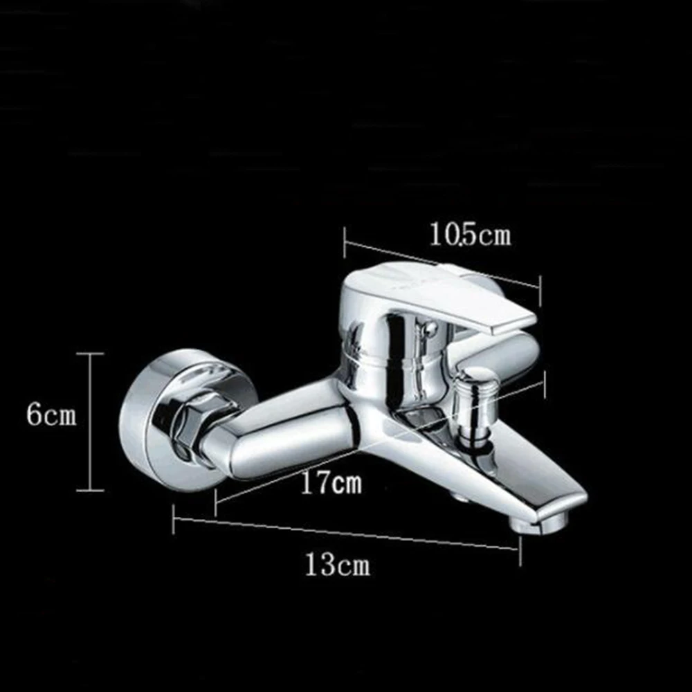Настенный смеситель для ванны ванной кран горячей и холодной воды дома