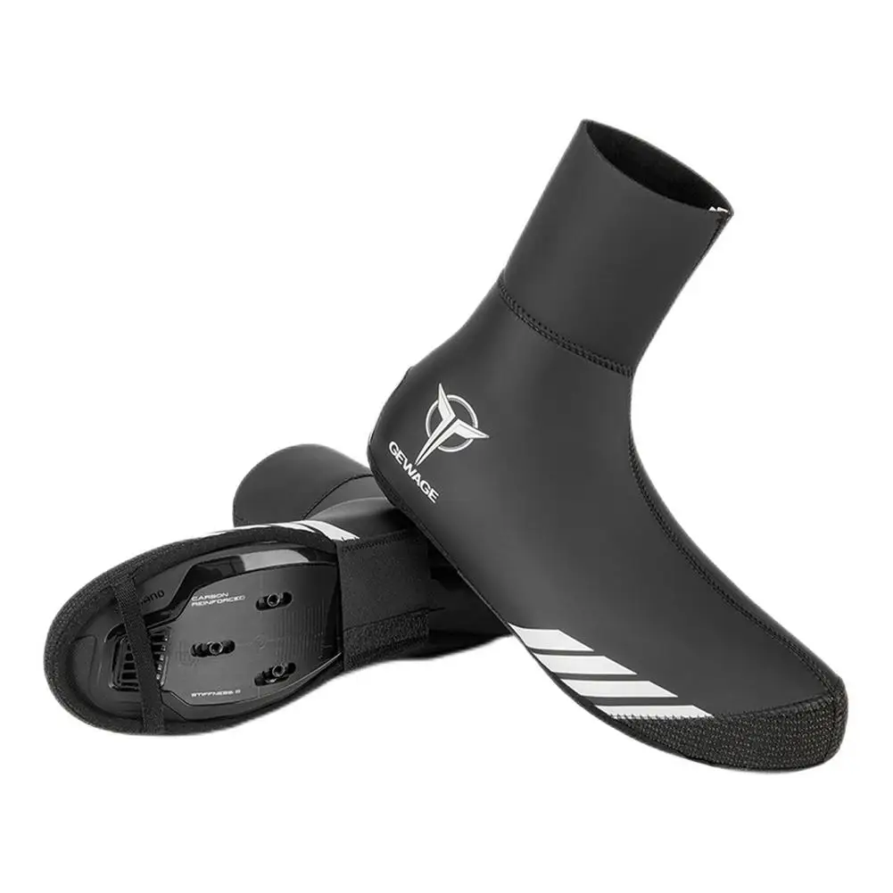 

Winter Bike Shoe Covers Thickened Waterproof Thick Thermal Windproof Warm Cycling Shoe Covers Cycling Shoescover For Men Women