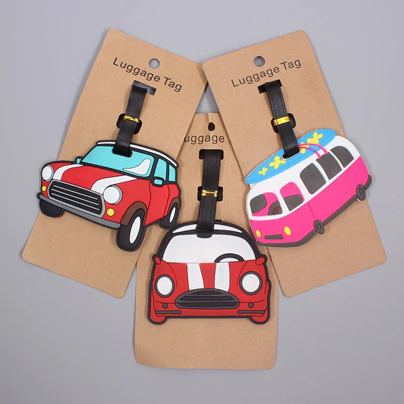 Аксессуары для путешествий милые автомобильные багажные бирки силикагель