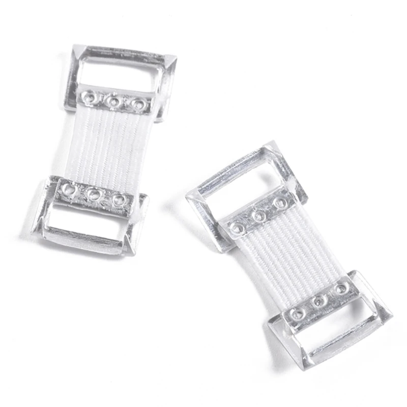 

124F 10 Pcs Bandage Wrap Stretch Metal Clips Fixation Clamps Hooks First Aid Kit For Sport White/Coffee Replacement Elastic