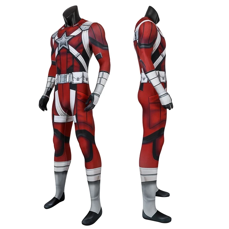 Взрослый комбинезон супергероя вдовы Красного защитника Косплей Костюм