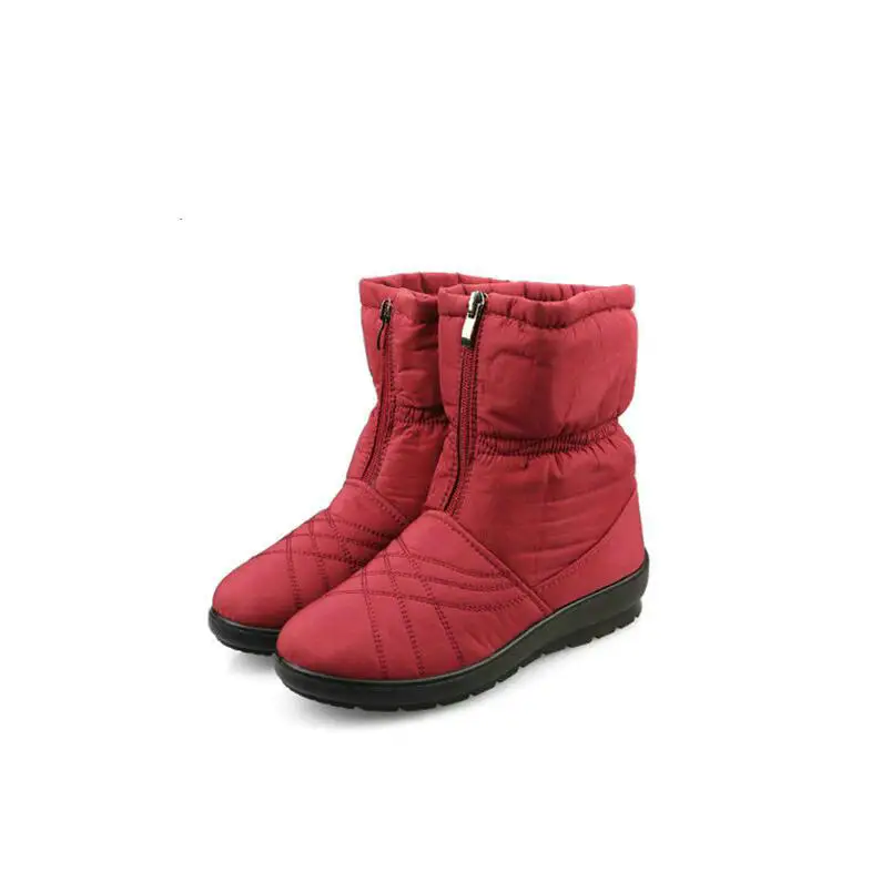 Новинка 2018 размера плюс 35 42 водонепроницаемые женские сапоги с гибкими кубиками