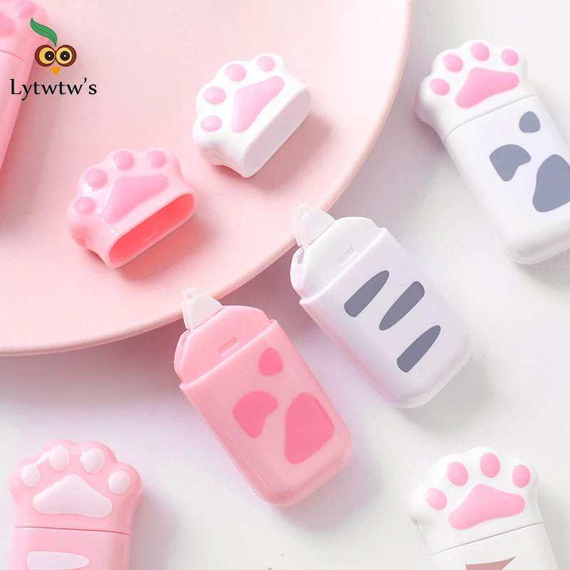

1 Pcs Lytwtw's Lovely Kawaii Cat Claw Cute Correction Tape Stationery Office School Supply Gift nice things corrector novel