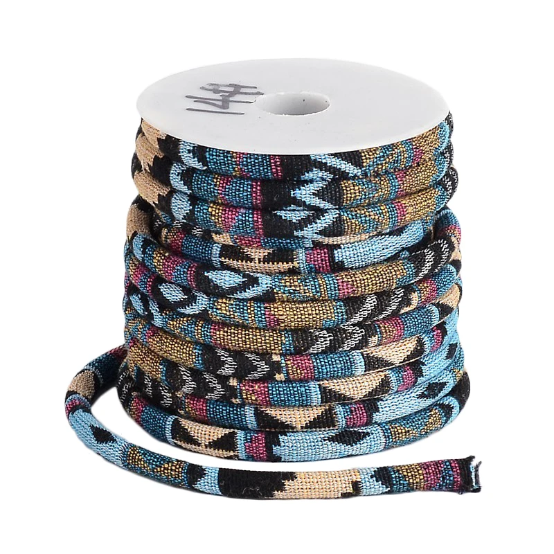 Этнический шнур из полиэстера 9 цветов 10 ярдов/рулон нить для изготовления