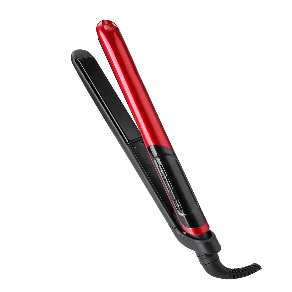 Профессиональный Выпрямитель для волос светодиодный утюжок 2 в 1 керамические