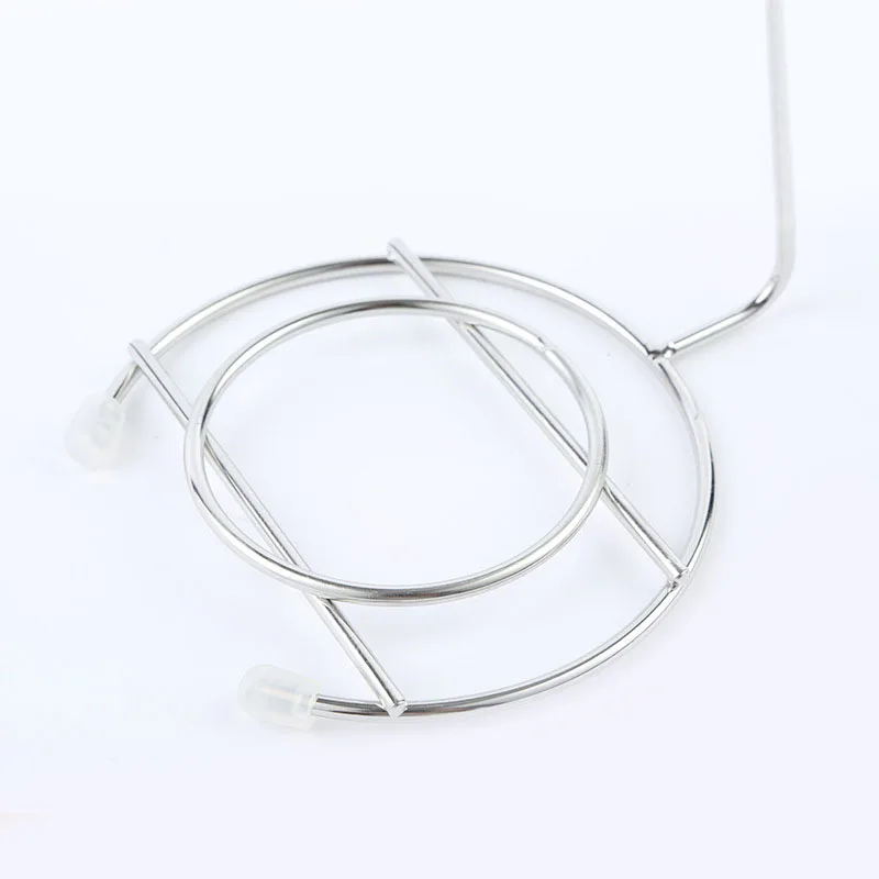 4 шт. шампуры для барбекю из нержавеющей стали с мангал держатель гриль шпажки