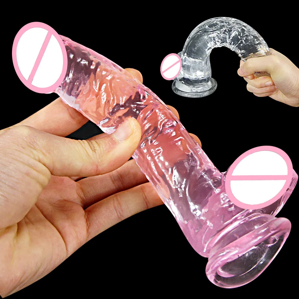 Suction Cup Realistic Dildo Cock Fake Jelly Huge Cheap Big Penis Butt Plug Simulation Female Sex Toys for Women Men Anal Massage | Красота и