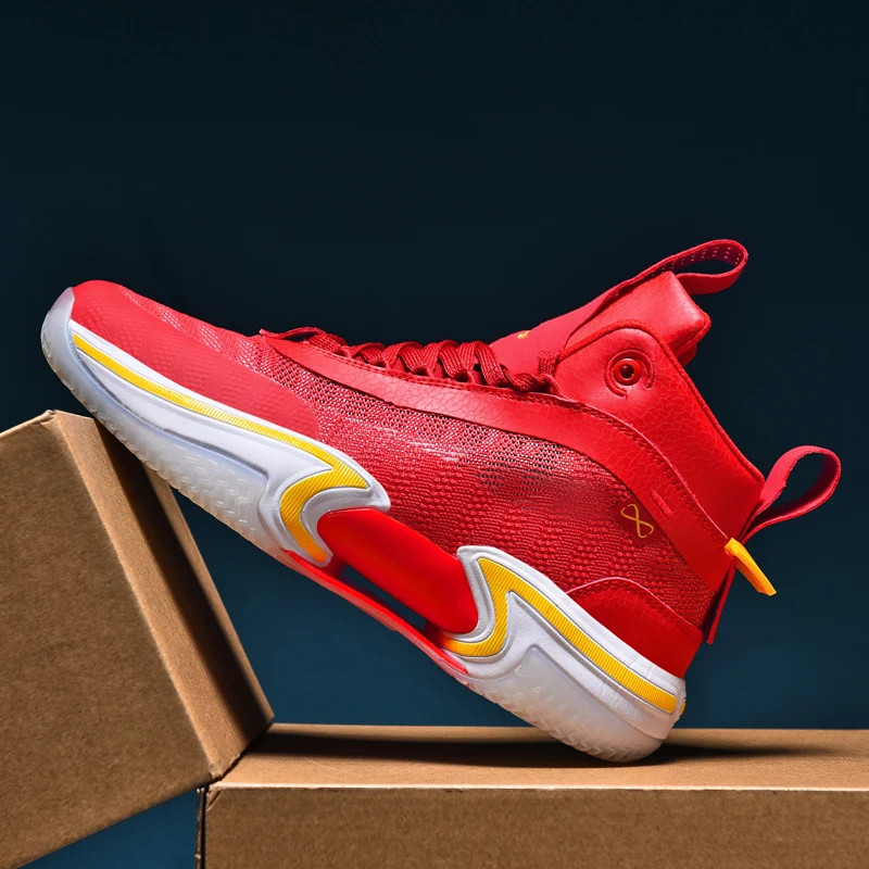 Оригинальная Мужская Спортивная обувь для баскетбола дышащая уличсветильник